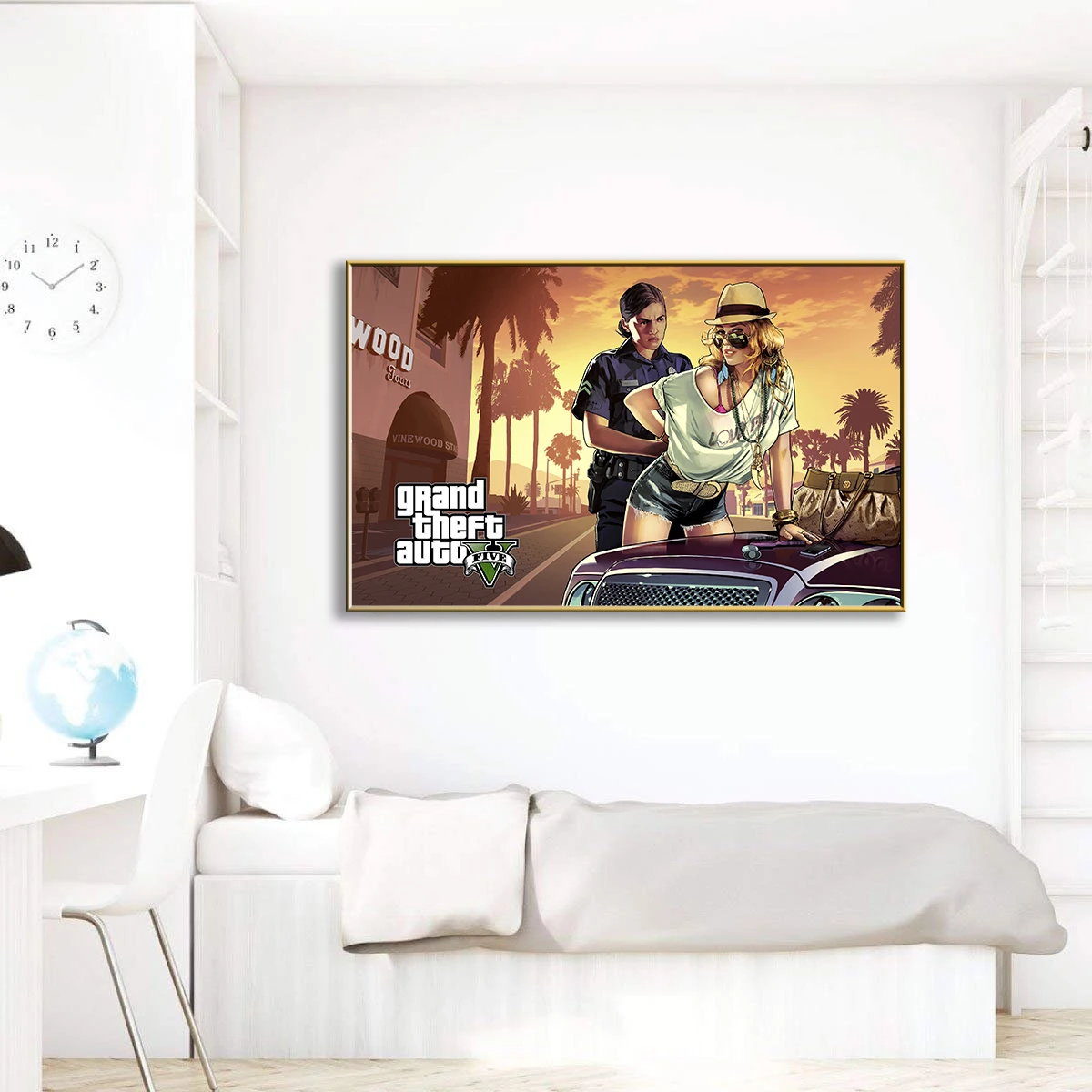 Игра Gta 5 плакат настенный художественный принт и плакат холст живопись настенные картины для гостиной спальни игровой комнаты Декор современный декор
