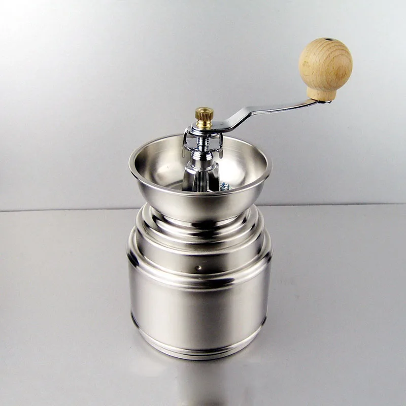 Grinder Kbxstart ручная кофемолка из Нержавеющей Стали Портативная кофейная пудра герметичная банка с керамическим шлифовальным сердечником - Цвет: Grinder