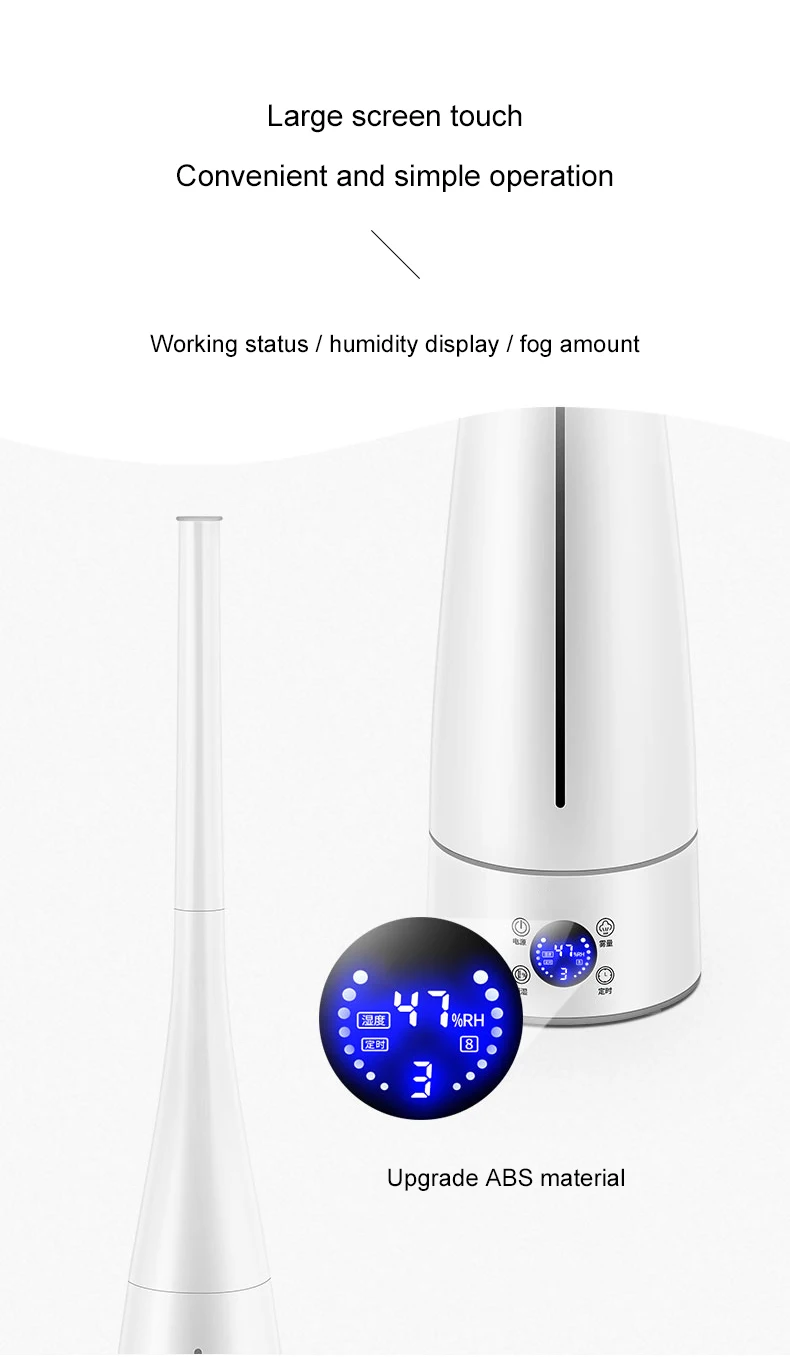 5L Ultrasonic Air Humidifier ultrasonic humidifier Floor-standing Diffuser Mute Mist Maker Fogger Spray Anion Humidifiers