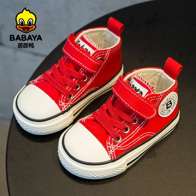 Babaya Baby Shoes Girls 1-3 Years Old Children Canvas Shoes Boys Baby Soft Bottom Breathable 2021 Spring New Toddler Boy Shoes 3