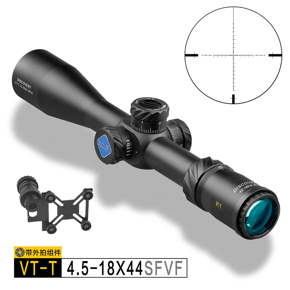 Охотничья винтовка VT-T обнаружения 4,5-18 x44 SF пневматическая винтовка прицелы для пневматической охоты - Цвет: VT-T 4.5-18x44SF