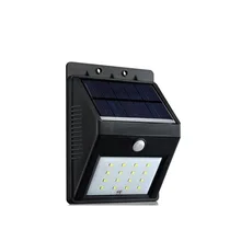 Источник от производителя бытовой Лидер продаж Солнечный индукционный светильник для человеческого тела открытый 20LED садовый светильник водонепроницаемый настенный светильник