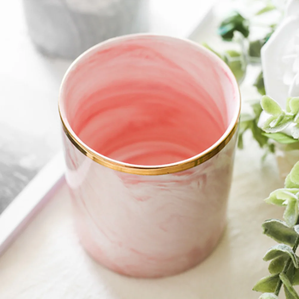 Marbling Desk Pen Pencil Holder Case Box Makeup Brush Office Organizer Stationery;Marbling Desk Pen Pencil Holder Marbling Desk Pen Pencil Holder Case Box Makeup Brush Office Organizer Stationery;Marbling Desk Pen Pencil Holder