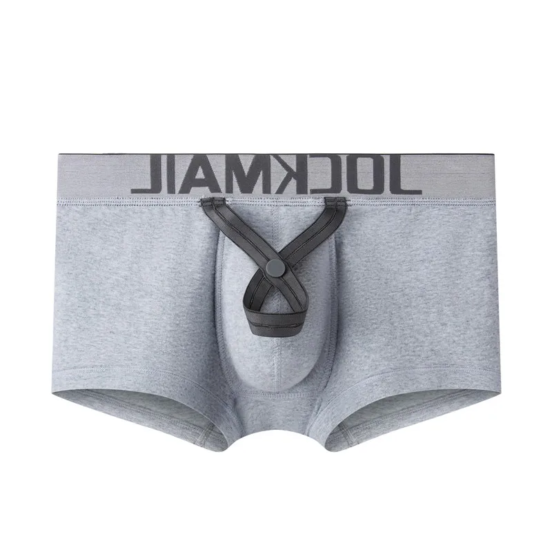 JOCKMAIL телефон для пениса U Выпуклое хлопковое дышащее Мужское нижнее белье с