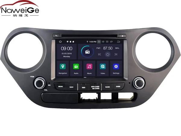 

NaweiGe 7Inch Android Octa core 9.0 PX5 4+32GB Car dvd for Hyundai I10 2014-2015 Autoradio GPS Navigation Car Multimedia Players