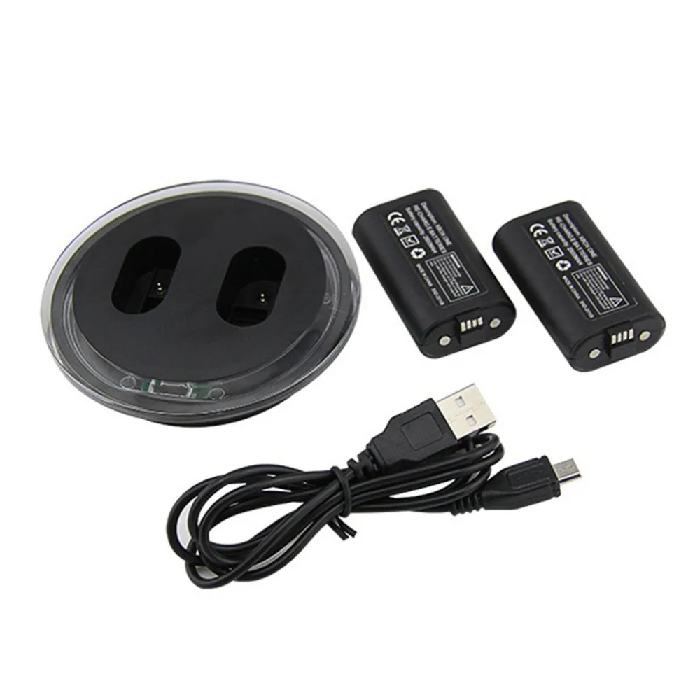 Usb зарядное устройство для док-станции+ 2 аккумулятора для контроллера геймпад комплект для зарядки