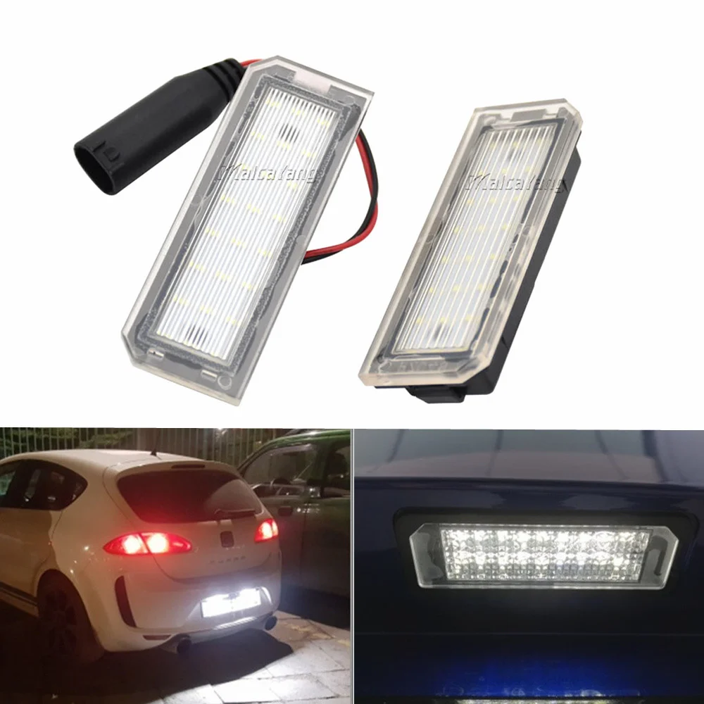 2 Pz Bianco Led Targa Luce Lampada Per Land Rover Range Rover L405 Sport L494 Vw Phaeton Polo Golf 4 Golf 5 Golf 6