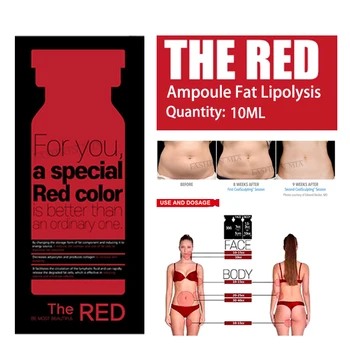 

Korean 10ml Nursing Liquid Red Ampoule Solution Lipolytic Lose Weight Dissolve Fat Lipolysis For Atomizer Hyaluron Pen Lipolytic