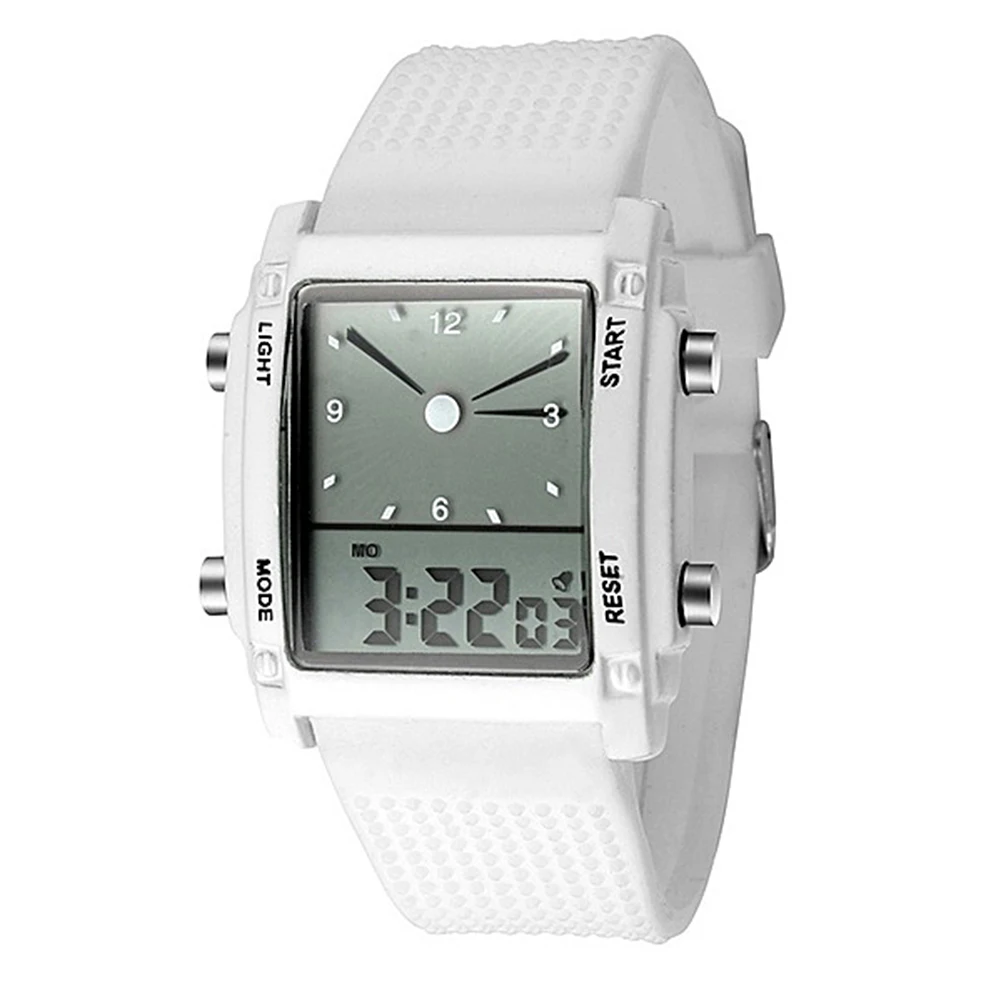 Unisex Watch Waterproof Dual Display LCD Alarm&Chronograph Sport Watch/Digital Wrist Watch/Women Quartz Watches/Men Watch Gifts afbeelding