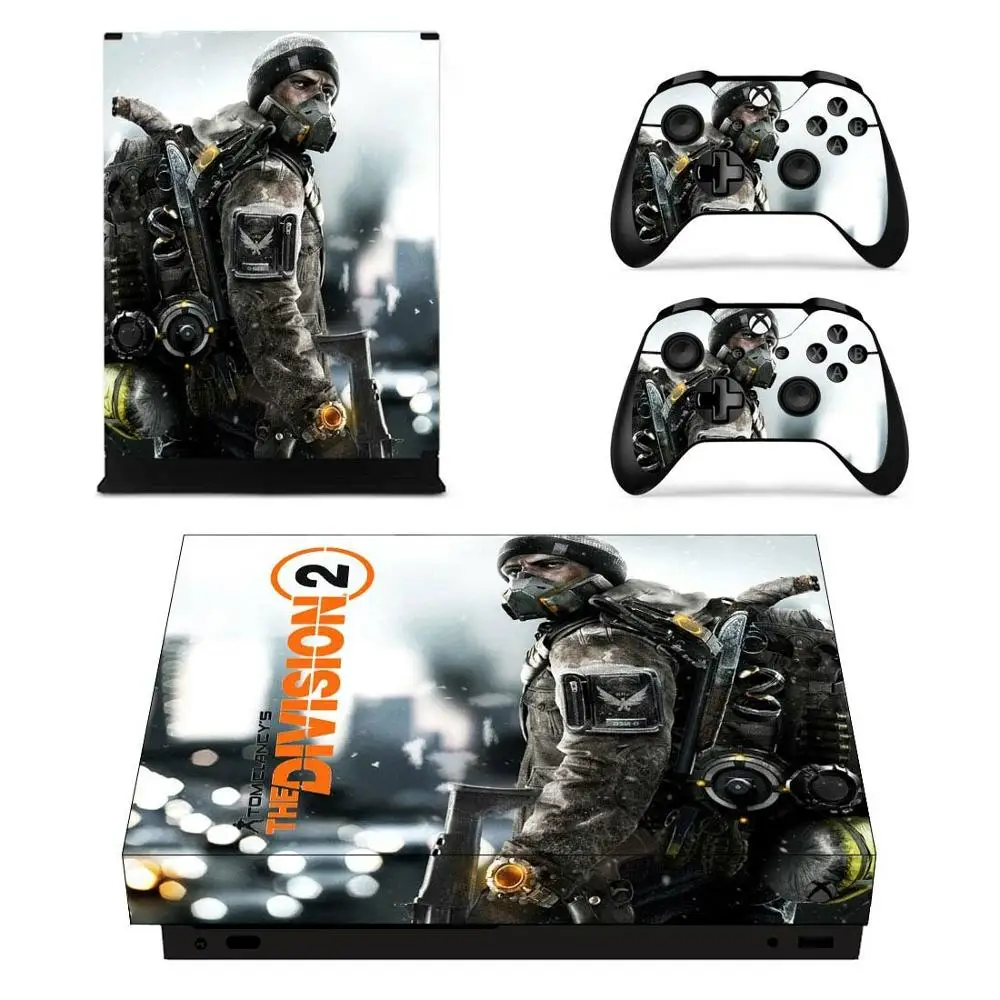 The Division 2 Чехол для игровой консоли и наклейка на контроллер для Xbox One X наклейки для кожи виниловые