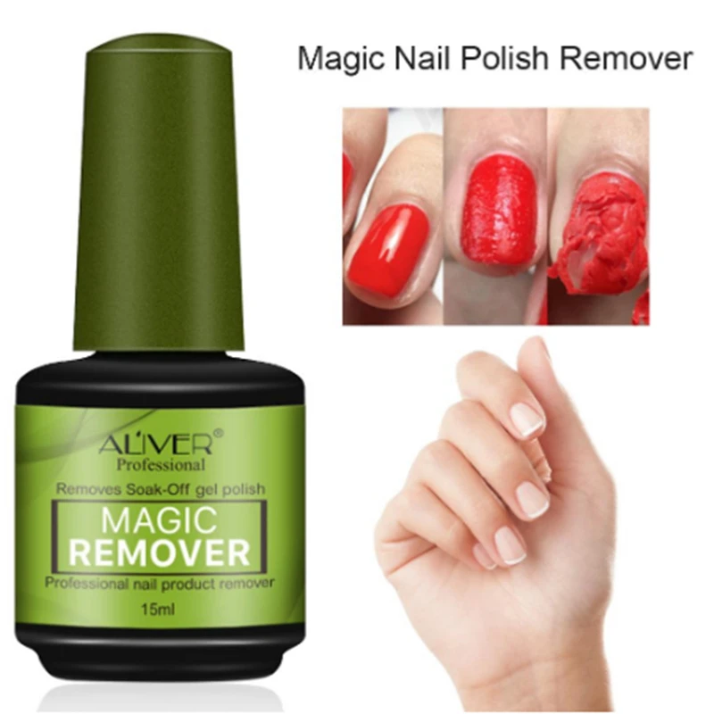УФ-гель для ногтей Burst Magic Remover Soak Off праймер для ногтей акриловый очищающий обезжириватель для ногтей волшебный удалитель 15 мл