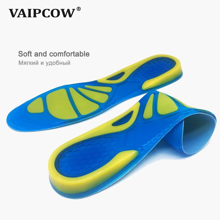 VAIPCOW ортопедические силиконовые гелевые спортивные стельки подушки уход за