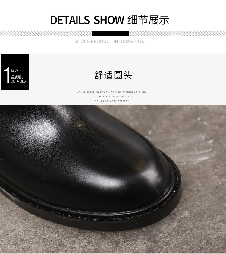 Low Heels booties Winter Shoes Women Zipper Autumn Boots Booties Ladies Luxury Designer Round Toe Bootee Woman Lace Up Med