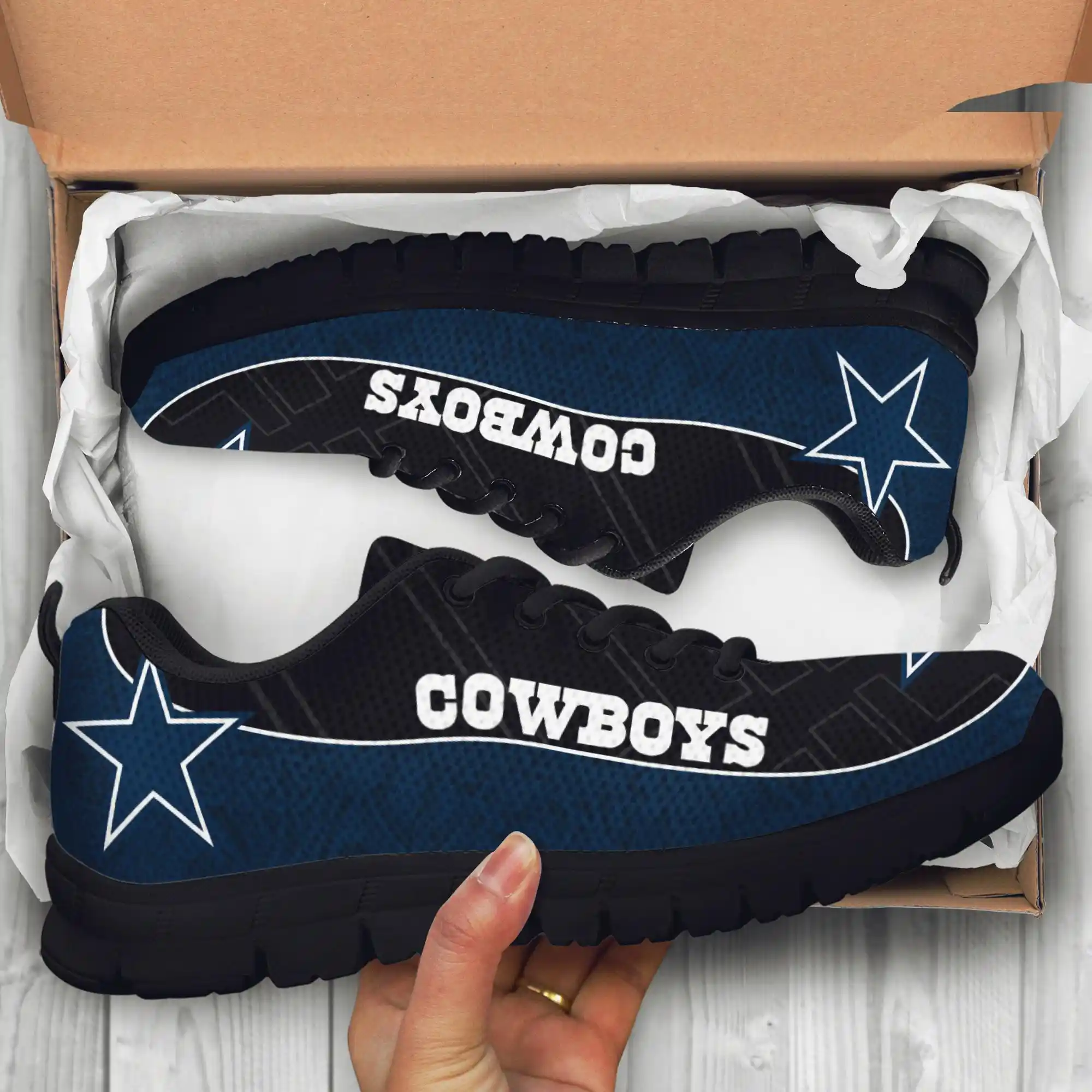 dallas cowboys mens sneakers