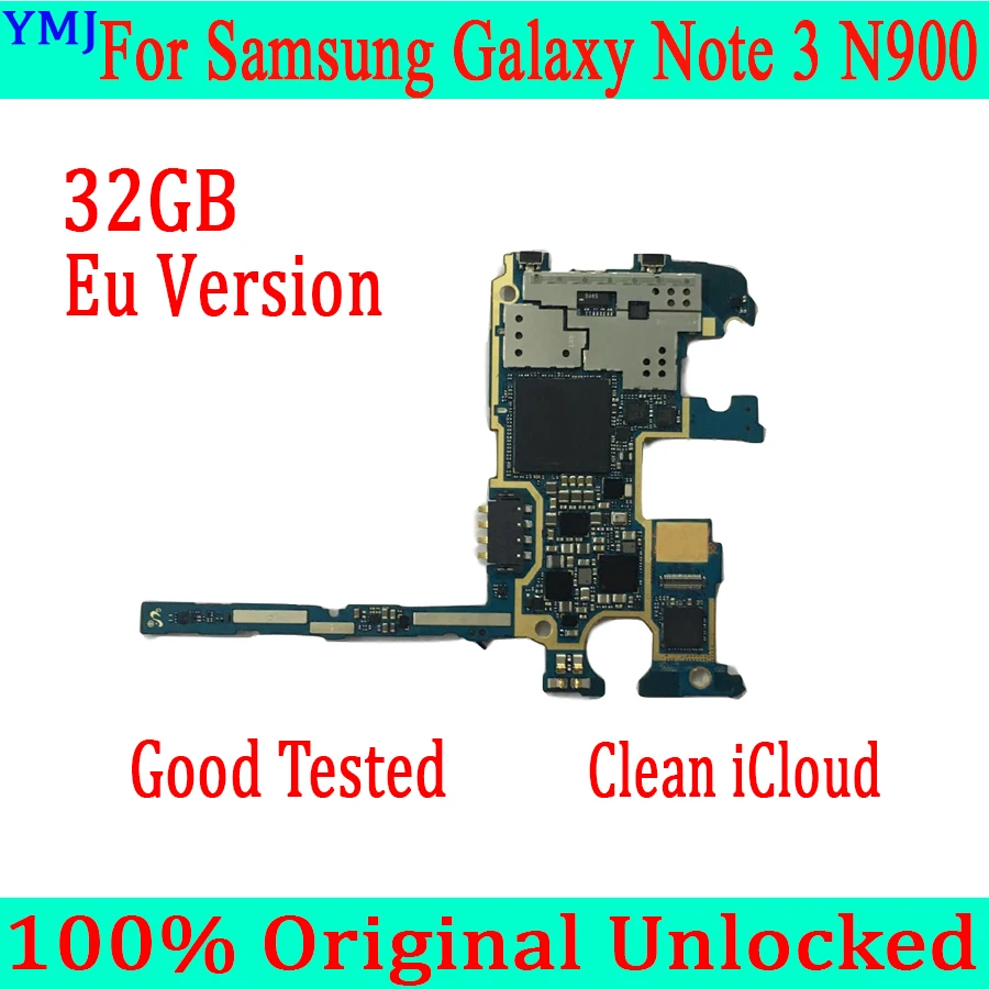 Оригинальная разблокированная материнская плата для Samsung Galaxy Note 3 N900 с полными