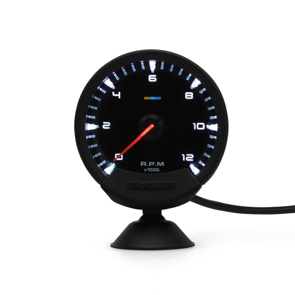 2.5 INCH Auto Gauge LED Tachometer 0 12000 RPM Gauge with High Speed