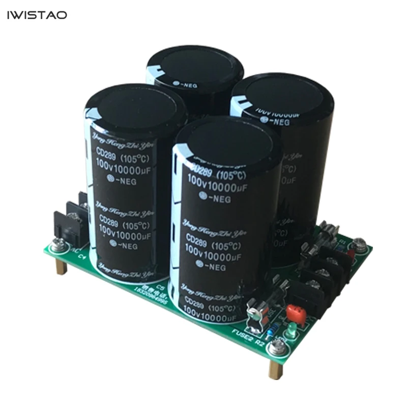 Iwistao выпрямитель фильтр готовой платы HIFI положительный и отрицательный двойной