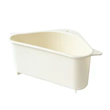 Трехгранная многофункциональная полка для хранения стока, кухонная присоска для ванной комнаты, угловая подвесная полка, мыльница JA55