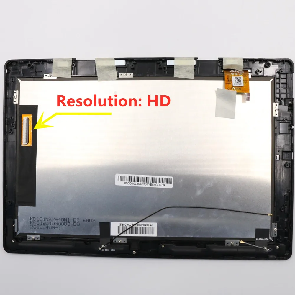 

10.1 Inch HD LCD DisplayTablet Touchscreen 5D10L64823 5D10L60473 5D10L64821 5D10M61142 For Lenovo Ideapad Miix 310-10ICR 80SG