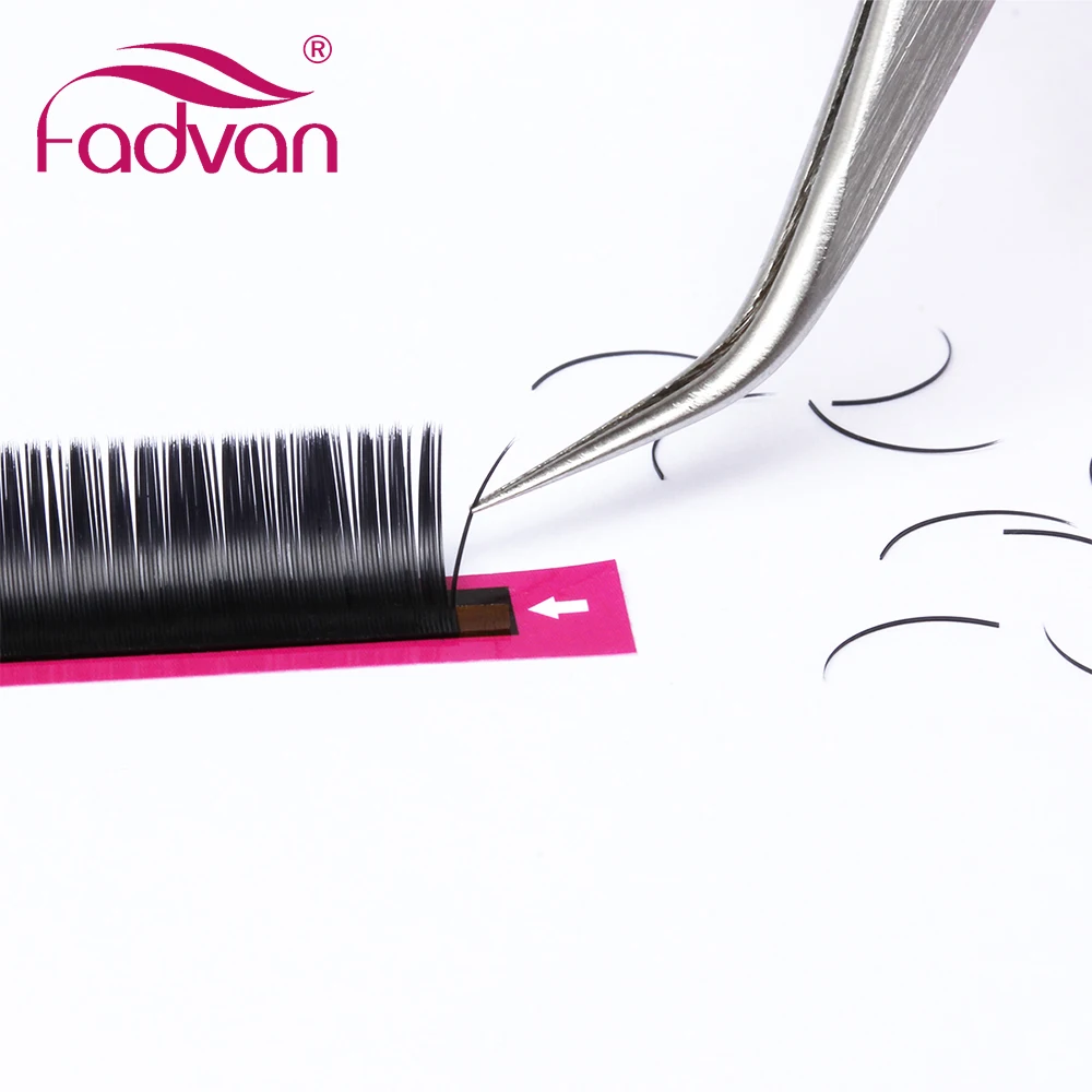 Натуральные накладные ресницы плоские матовые эллипса 0 15/0 20 мм для