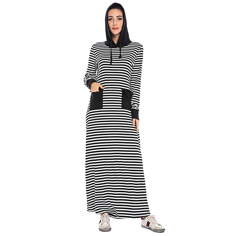 as picture dress Кафтан абайя Дубай турецкий Спорт мусульманское платье ислам ic одежда Абая для женщин Кафтан марокаин исламский хиджаб платье Djelaba Femme - Цвет: as picture dress