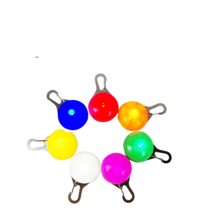 Collar con linterna LED para perro y gato, colgante brillante para mascota de seguridad nocturna, collares luminosos de decoración para gatos y perros