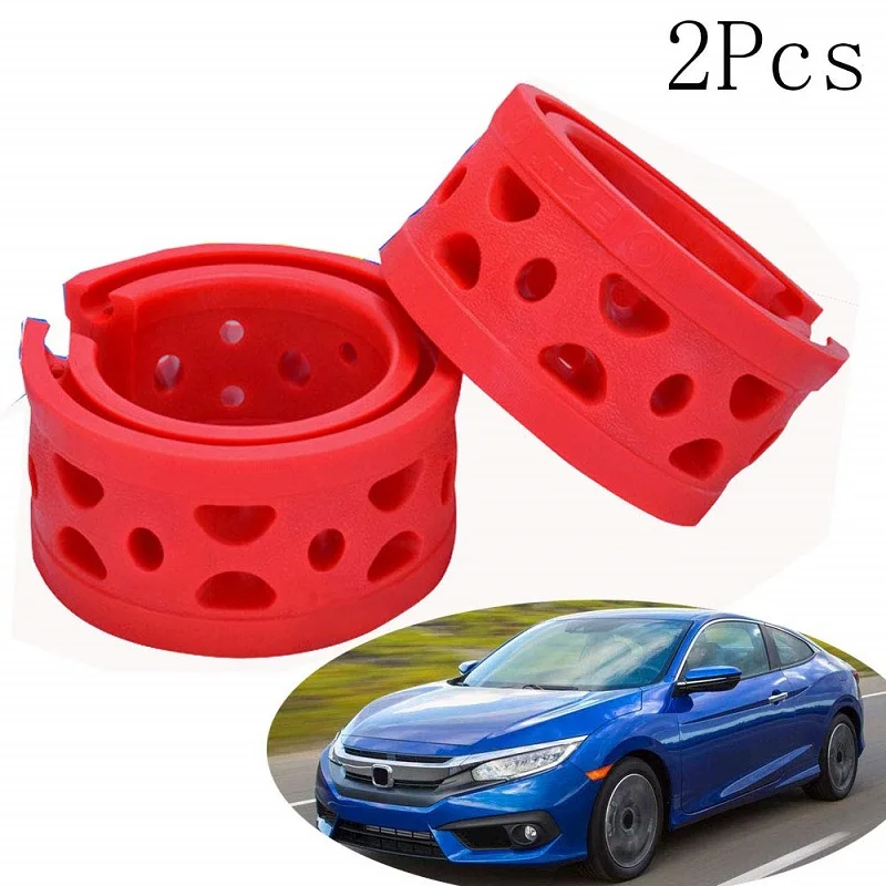 

1 pair Red Color Car Shock Absorber Spring Bumper Power Auto Buffers Springs Bumpers Cushion A/B/C/D/E/F Type