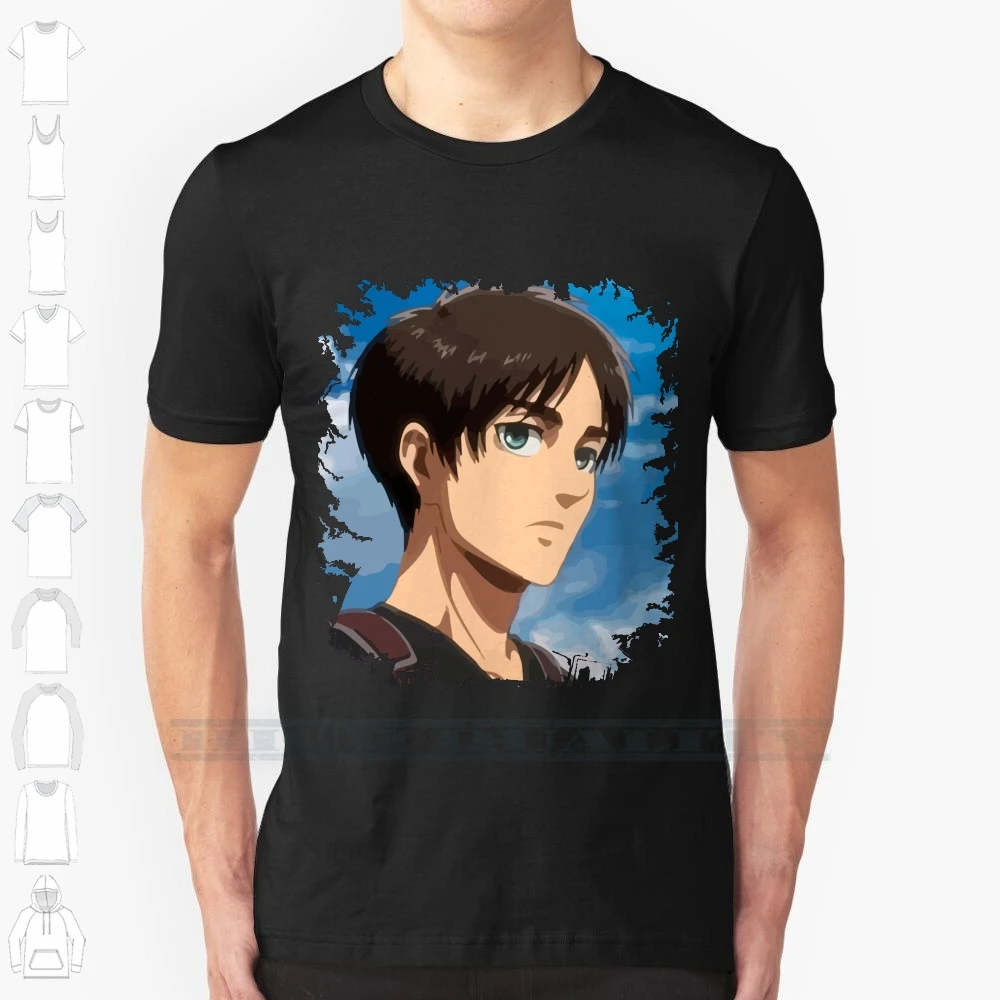 Eren Yeager 面白い黒のtシャツ 男性のための面白い服 タンティント攻撃の攻撃 Tシャツ Aliexpress