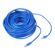 Плоский CAT6 Ethernet 100 м/1000 Мбит/с соединительный кабель сетевой RJ45 PLAT в оптовой продаже от 5 м до 50 м Длина: 50 м Cat6