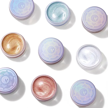 Медовые и косметические тени для век, 4 цвета , пигментированные жидкие тени для век, матовые, долговечные, водостойкие, блестящие, косметиче...