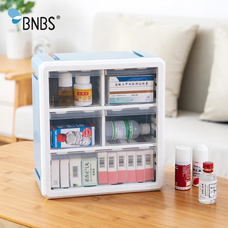 Настольный органайзер для хранения много ящиков косметики пластиковый ящик