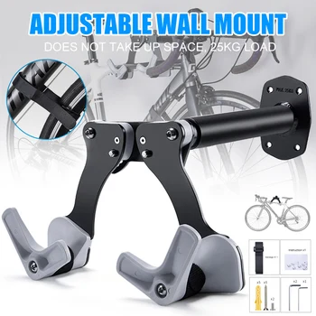 

Bike Wall Mount Horizontal Indoor Storage Rack for Bicycle in Garage or Home Cycling Hanger Safe and Secure Holder Hook