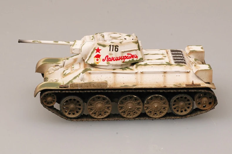 Советского Союза T-34/76 Тип 1943(весна 1944) Готовая модель коллекции 1: 72 Масштаб