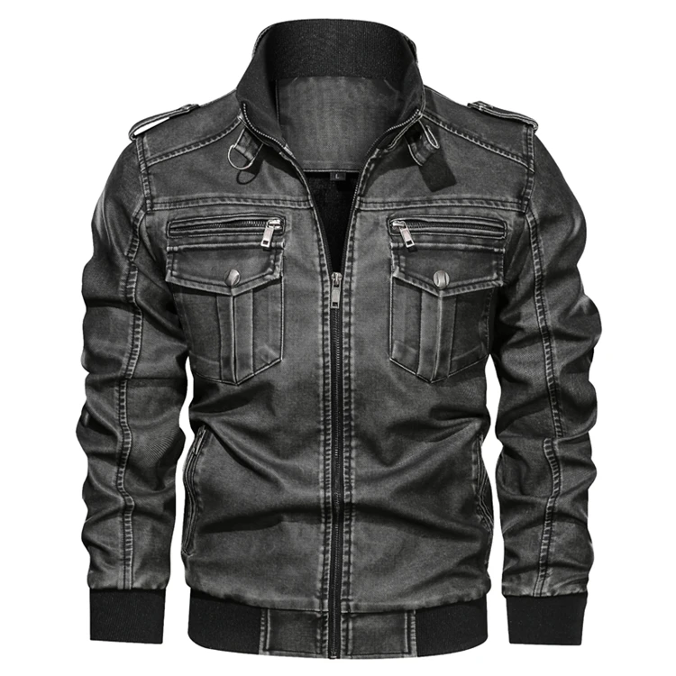 Mountainskin, новинка, кожаная мужская куртка, зима-осень, Мужская мотоциклетная куртка, ветрозащитная верхняя одежда, мужская брендовая одежда, L~ 6XL, SA789