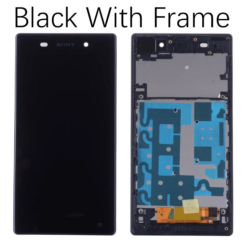 5," дисплей для SONY Z1 L39h lcd для SONY Xperia Z1 C6902 C6903 C6906 C6943 ЖК-дисплей сенсорный экран дигитайзер - Цвет: Black with Frame