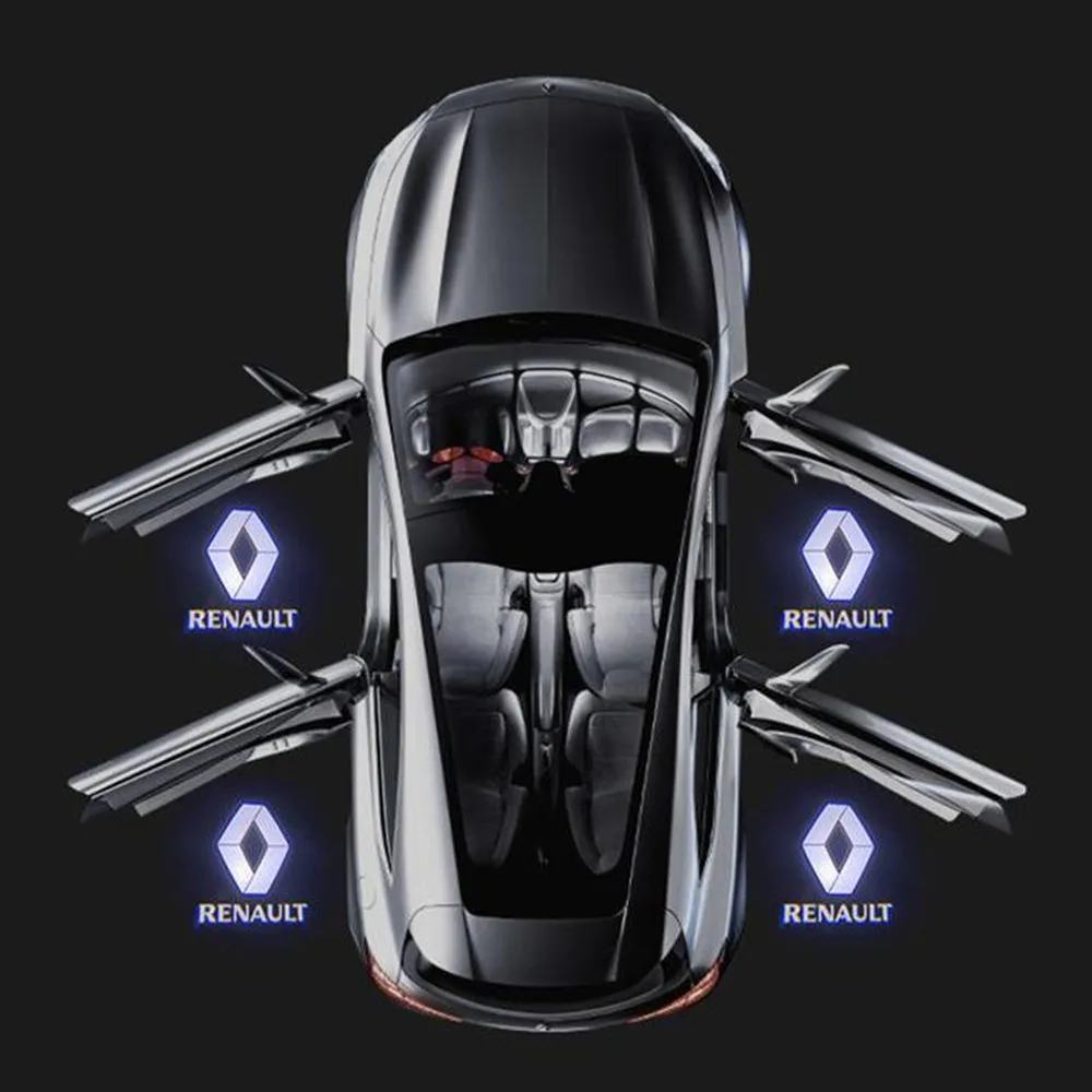 Авто дверь светодиодные лампы лазерный проектор светильник для Renault Laguna Espace Vel Satis