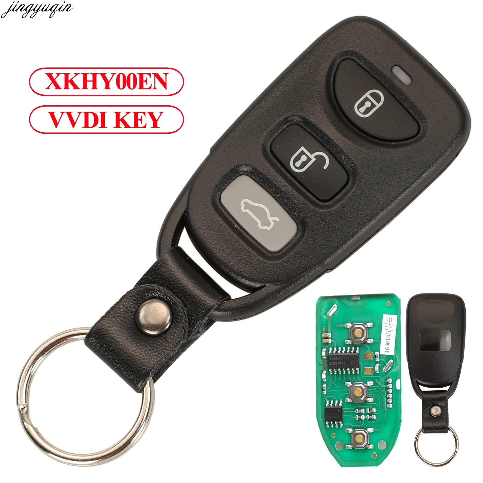 

Jingyuqin VVDI проводной пульт дистанционного управления автомобильный ключ для Xhorse VVDI2 мини ключ инструмент подходит для Hyundai XKHY00EN 3 кнопки Fob