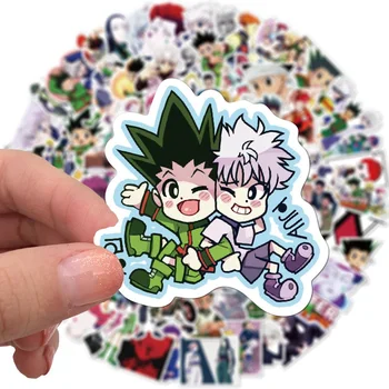 

100Pcs Anime Cool Hunter x Hunter Stickers Waterproof DIY Laptop Skateboard Luggage Cartoon Stickers Toy Decal For Children