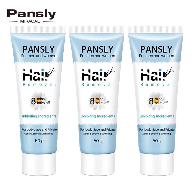 3pcs Sensitive Skin Silky Gentle Not Stimulating Hair Removal Cream