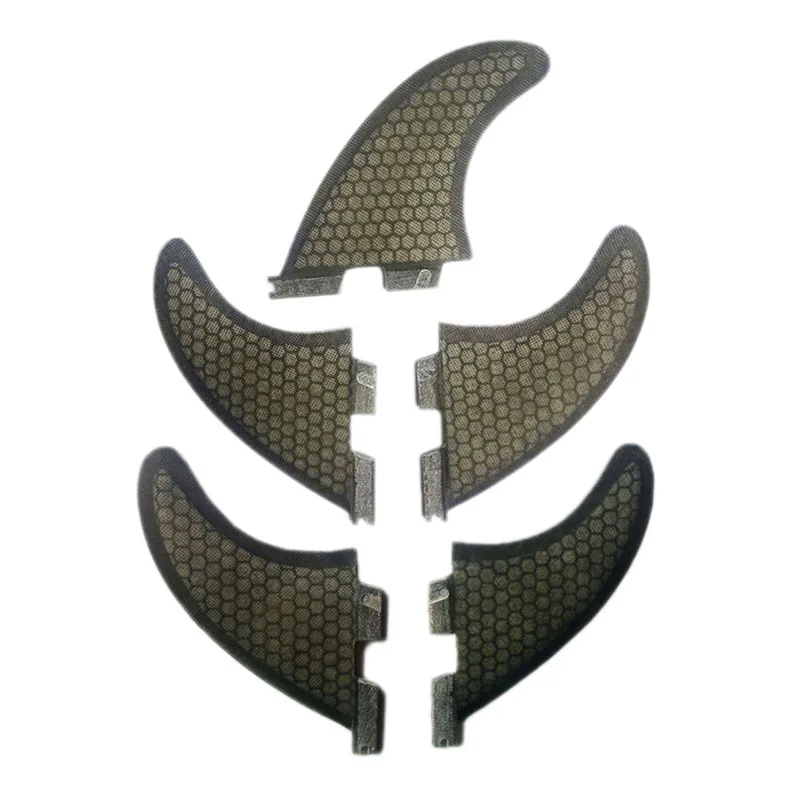 Ласты для серфинга 5 шт./компл. для FCS II Box NEW SURF five FIN SKEG стекловолокно с углеродом sup плавники 3G5+ 2G3 размер зеленый