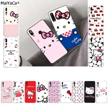 MaiYaCa милый мультфильм розовый hello kitty Роскошный телефон чехол для Huawei P10 lite P20 pro P20lite P30 pro mate 20 pro mate20 lite