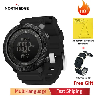 

North Edge sports Digital Smart watch for Running Climbing Swimming Compass Altimeter Barometer waterproof 50m APACHE Smartwatc