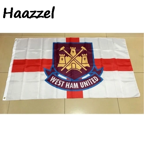 Флаг для украшения West Ham Юнайтед Давид Мойес Марко анатовик 3 фута* 5 футов(90*150 см - Цвет: photo color