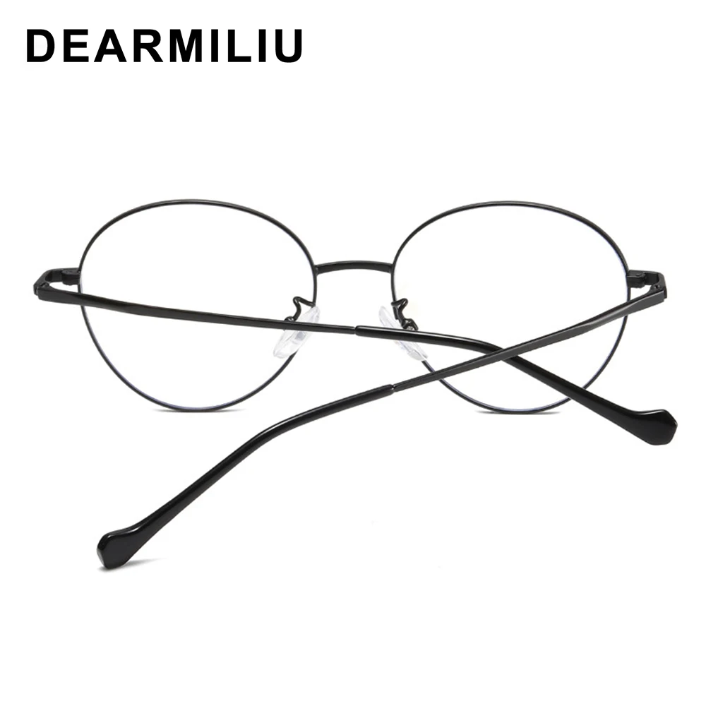 DEARMILIU Новые Классические голубые световые блокирующие очки для женщин и мужчин овальная оправа прозрачные линзы зрения легкие текстурные очки