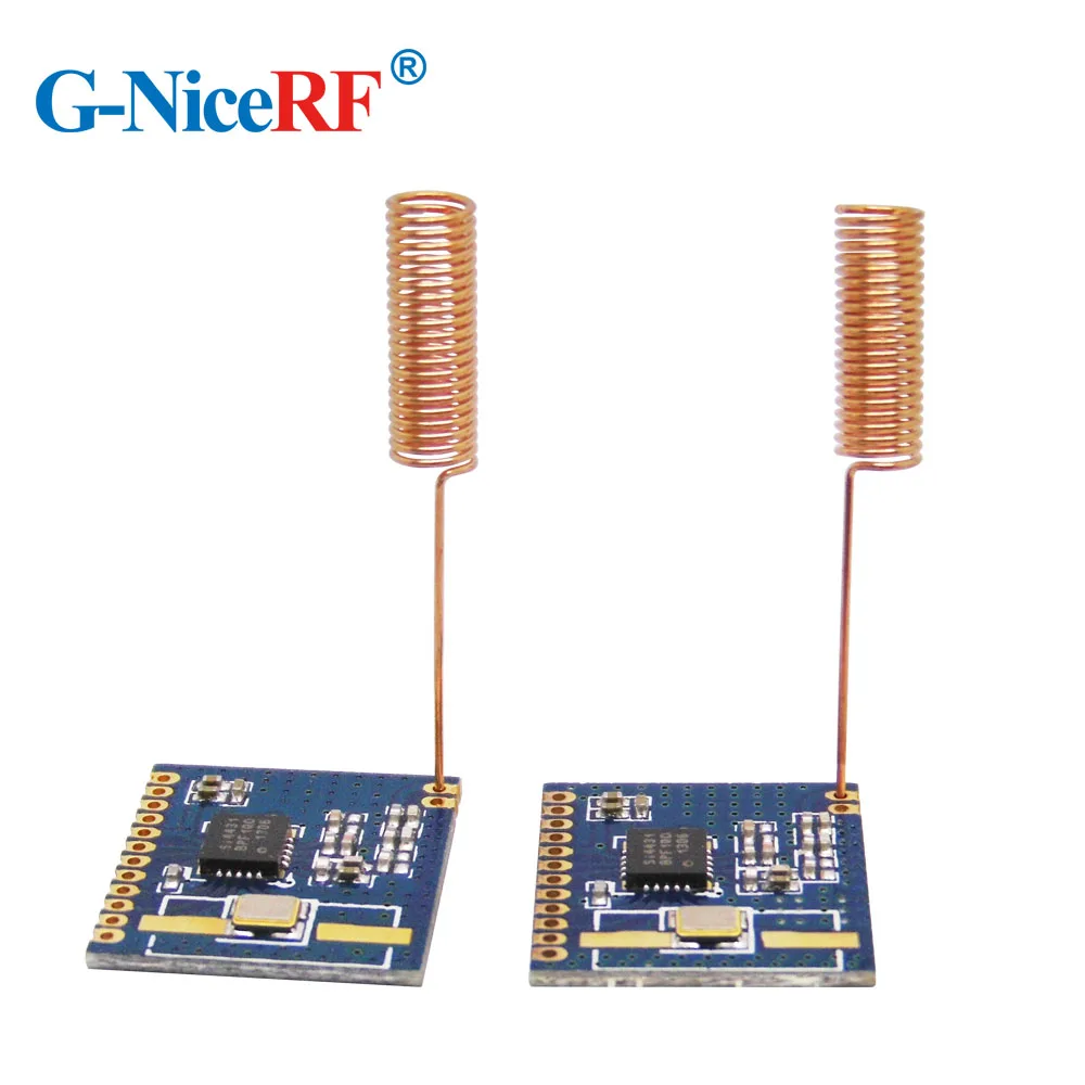4 шт. недорогой беспроводной модуль приемопередатчика 470 МГц Si4431 chip FSK RF +
