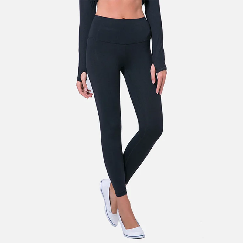 black leggings Женские спортивные Леггинсы с эффектом пуш-ап, женские леггинсы для фитнеса размера плюс, тренировочные леггинсы, спортивные Леггинсы, джеггинсы, черные штаны, спортивная одежда - Цвет: black leggings