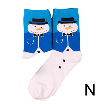 

Christmas Pattern Printing Socks Winter Warm Cotton Middle Tube Socks Unisex A66