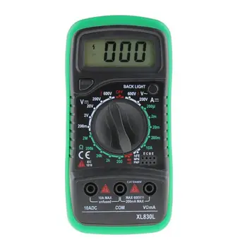 

Digital LCD Multimeter Voltmeter Ammeter AC/DC/OHM Volt Tester Test Current