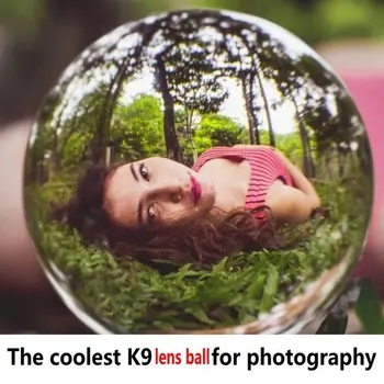 

Artificial Clear Crystal Glass Ball Magic Healing Background Sphere Globe Photography Balls Home Decoration Craft Lens Prop
