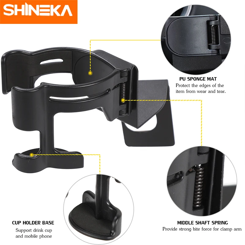 SHINEKA Автомобильный кронштейн для Jeep Wrangler TJ 1997-2006 автомобильный держатель стакана воды Walkie talkie кронштейн аксессуары для Jeep Wrangler TJ